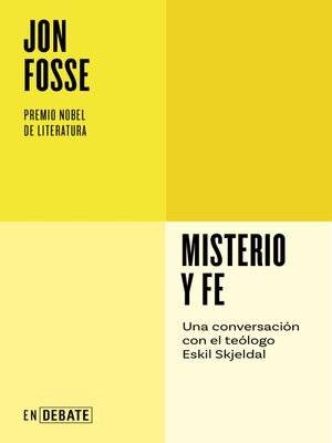 cover image of Misterio y fe
